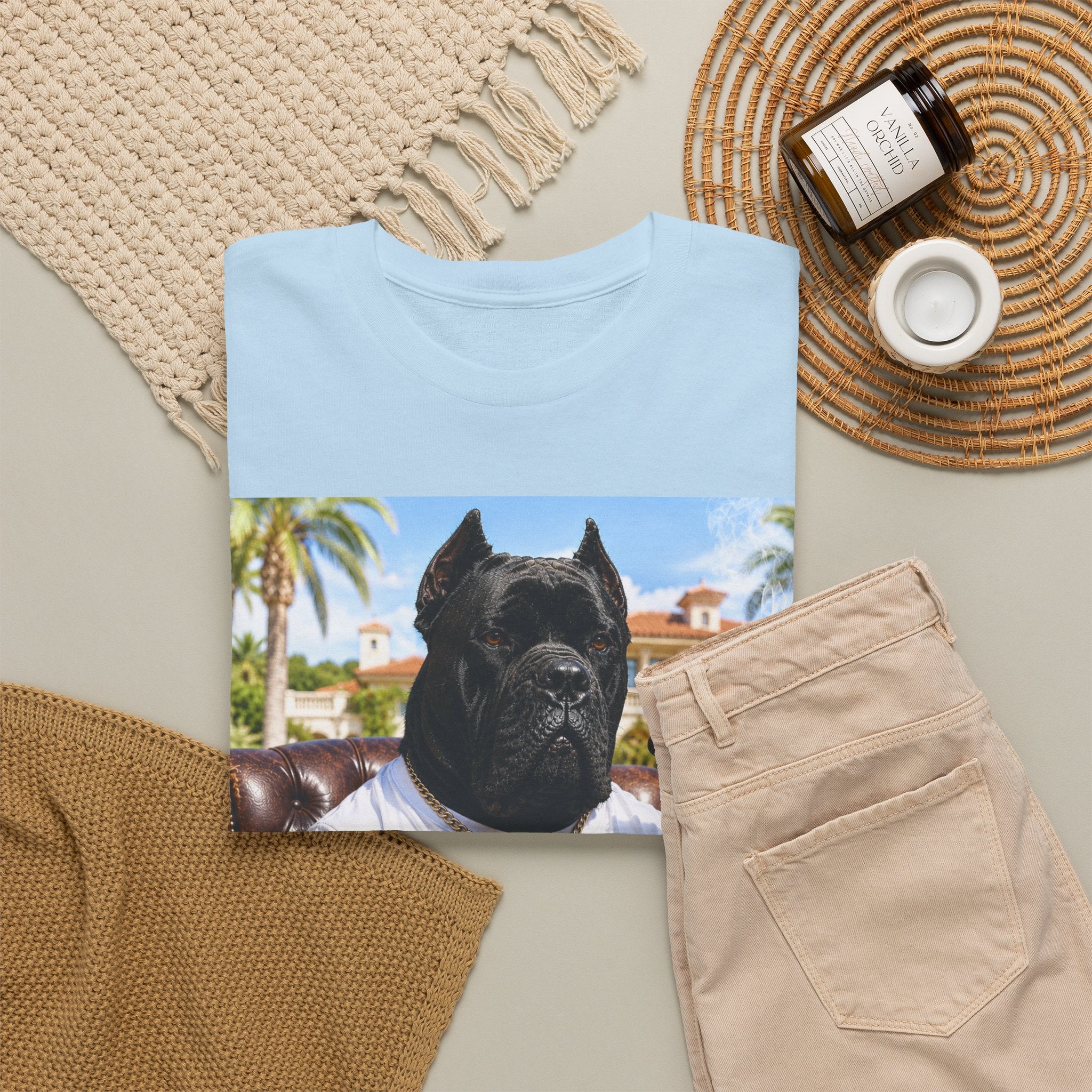 Cigarverse Graphic Tee — Vintage Smoker Dog Artwork