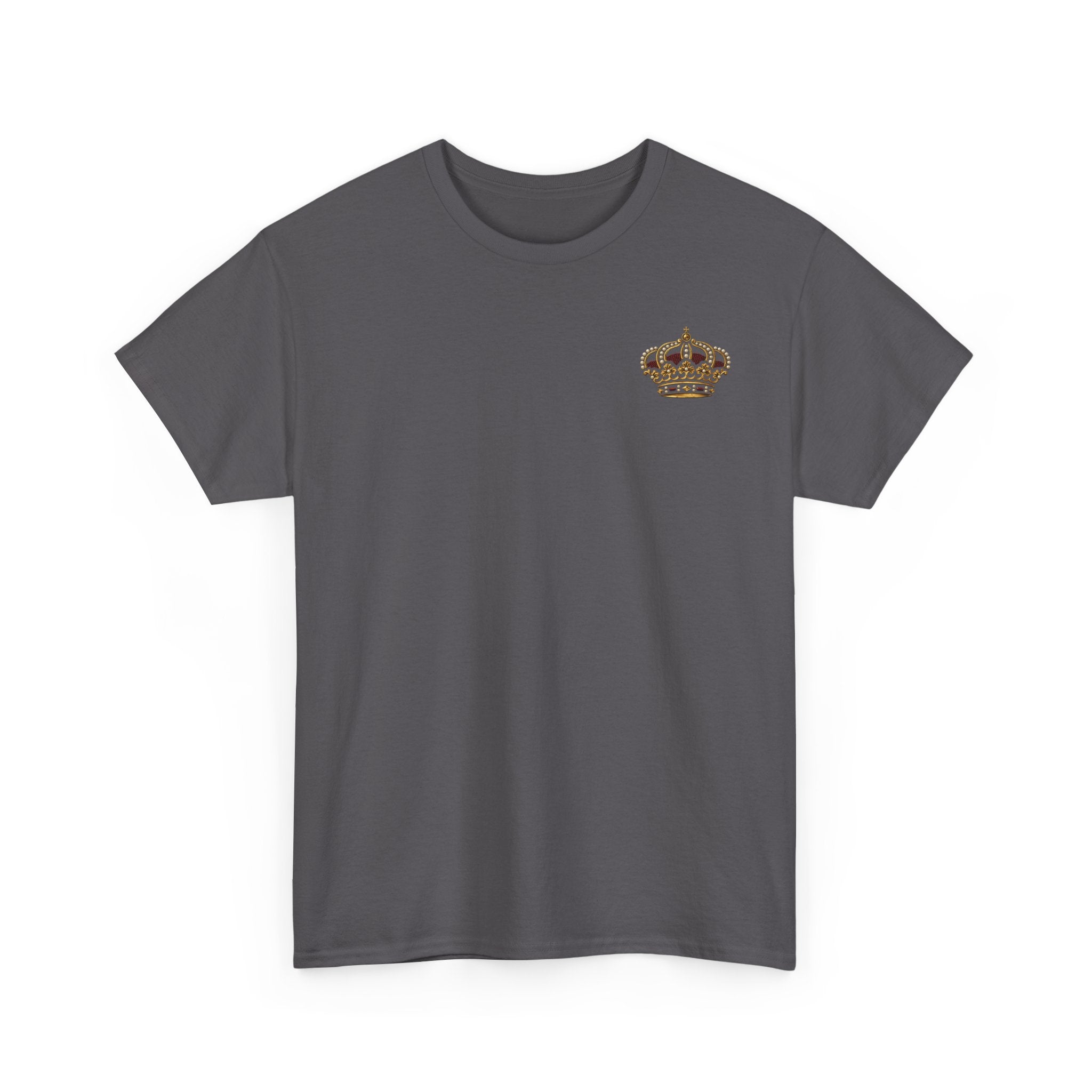CigarVerse Crown T‑Shirt — Gold Crown Logo Tee for Cigar Lovers