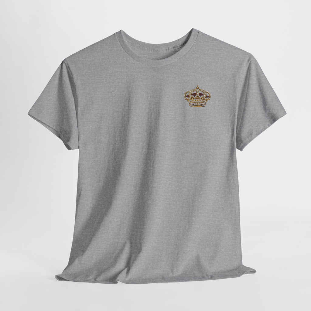 CigarVerse Crown T‑Shirt — Gold Crown Logo Tee for Cigar Lovers