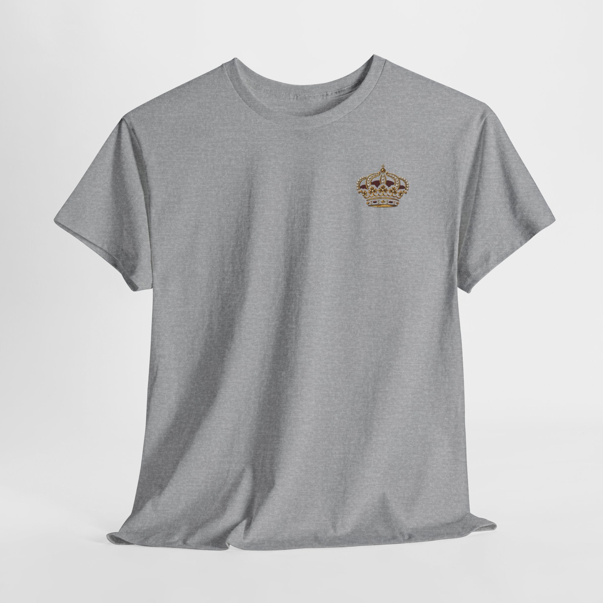 CigarVerse Crown T‑Shirt — Gold Crown Logo Tee for Cigar Lovers