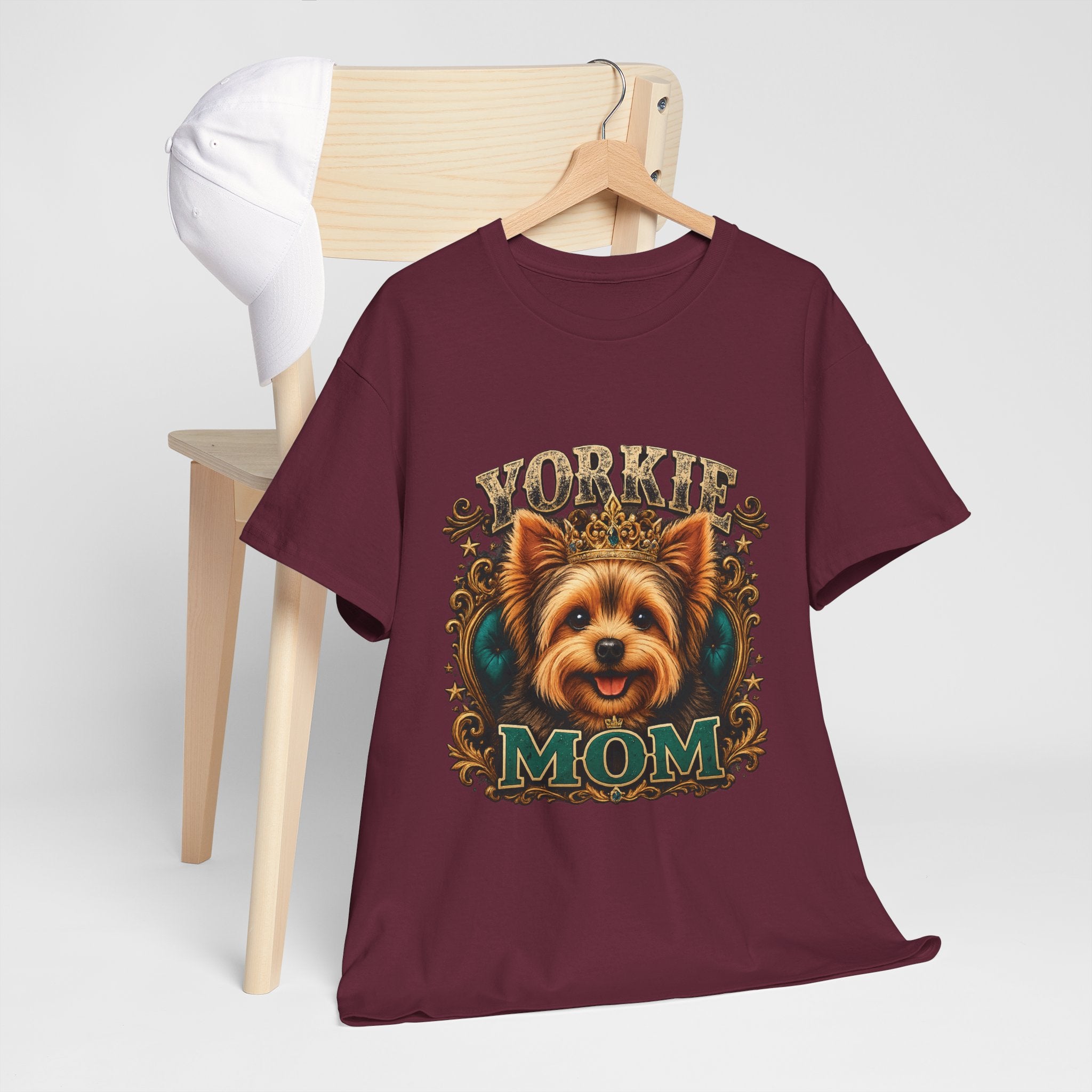 Yorkie Mom T-Shirt — Cute Yorkshire Terrier Mom Tee, Dog Lover Gift