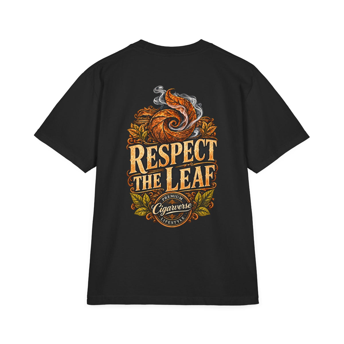Respect the Leaf Cigar and Tobacco T-Shirt