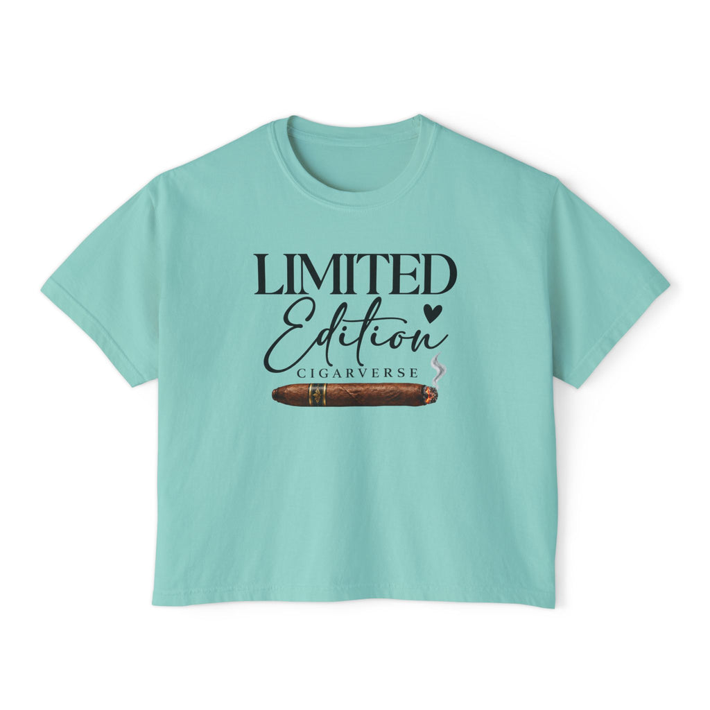 Limited Edition Women's Boxy Tee — 'Limited Edition Cigarverse' Graphic