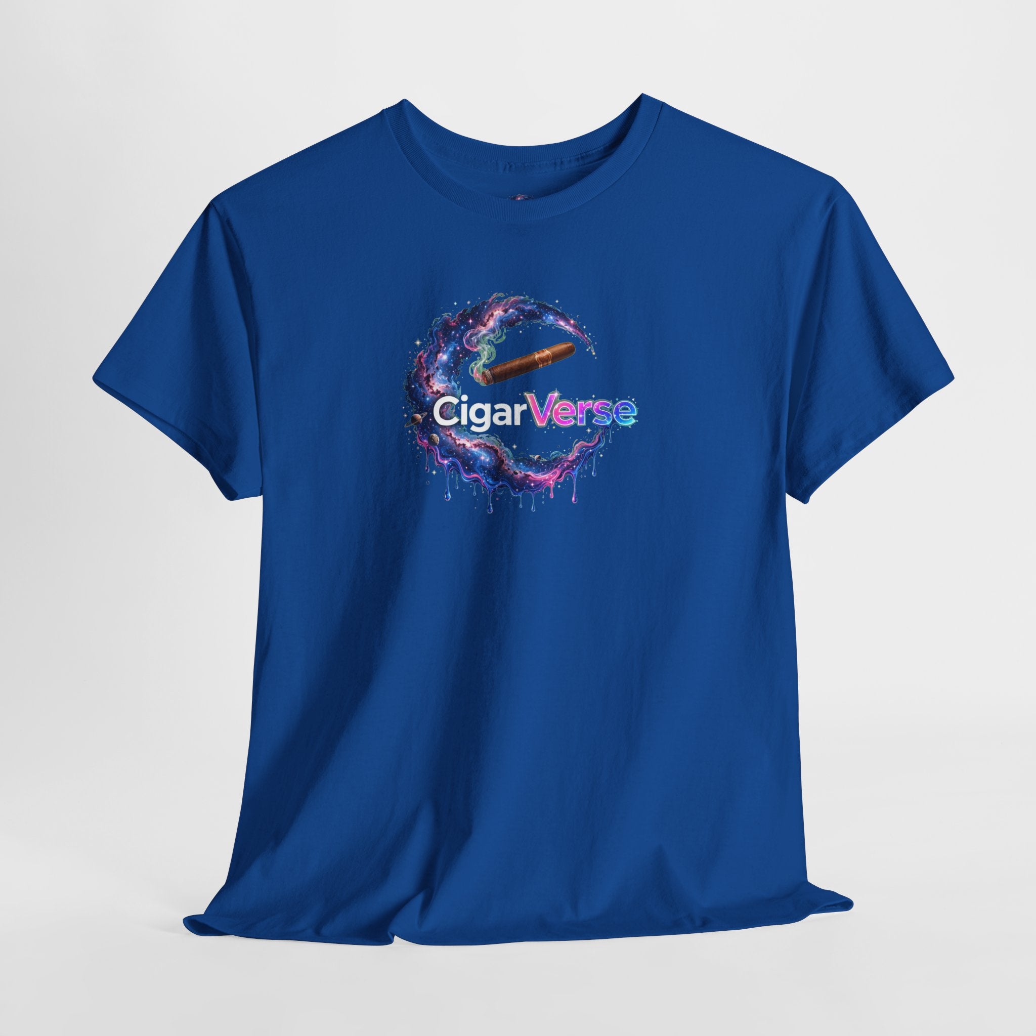 CigarVenture Logo Tee — Colorful Splash Graphic T-Shirt for Cigar Lovers
