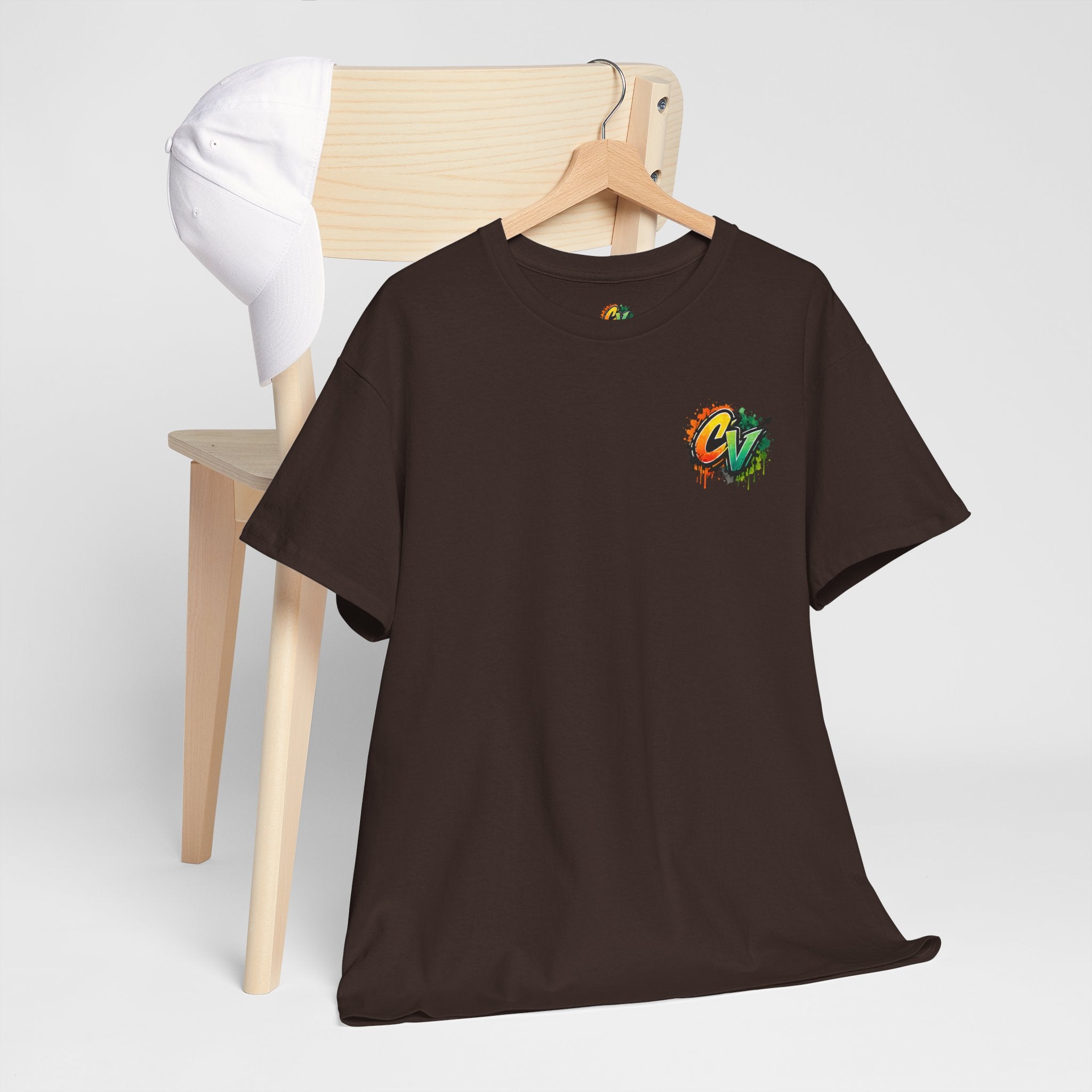 Graphic Tee — 'CigarVerse' Colorful Graffiti Logo T-Shirt