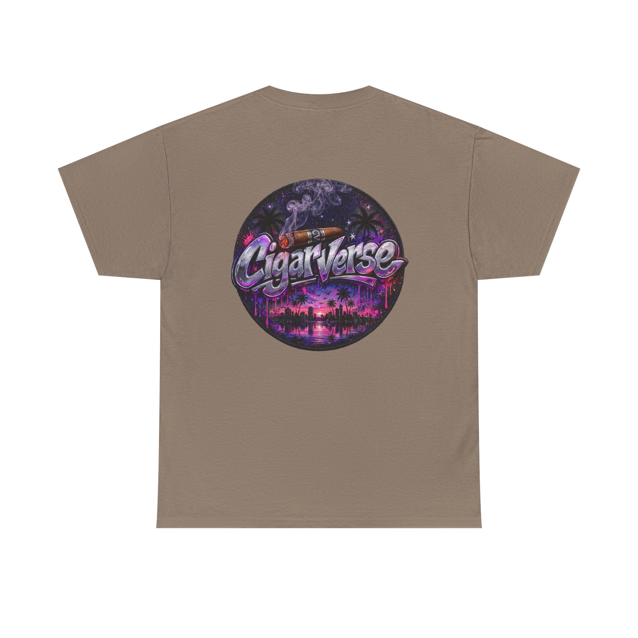 CigarVerse Retro Palm Sunset Tee