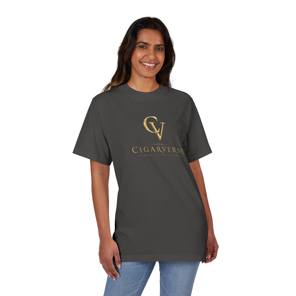 ULTRA PREMIUM HEAVYWEIGHT “Gold Logo” - Cigarverse T-Shirt