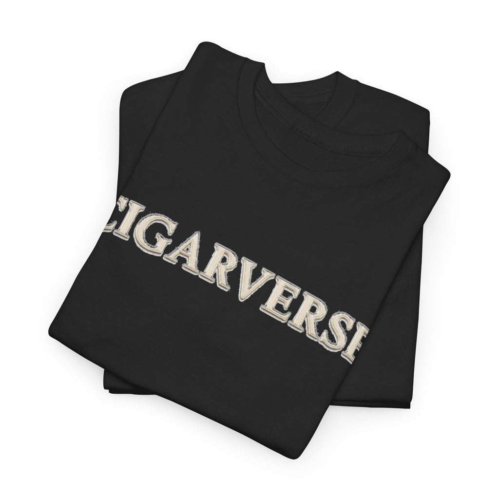 Cigarverse Graphic Tee — Retro Serif Logo T-Shirt