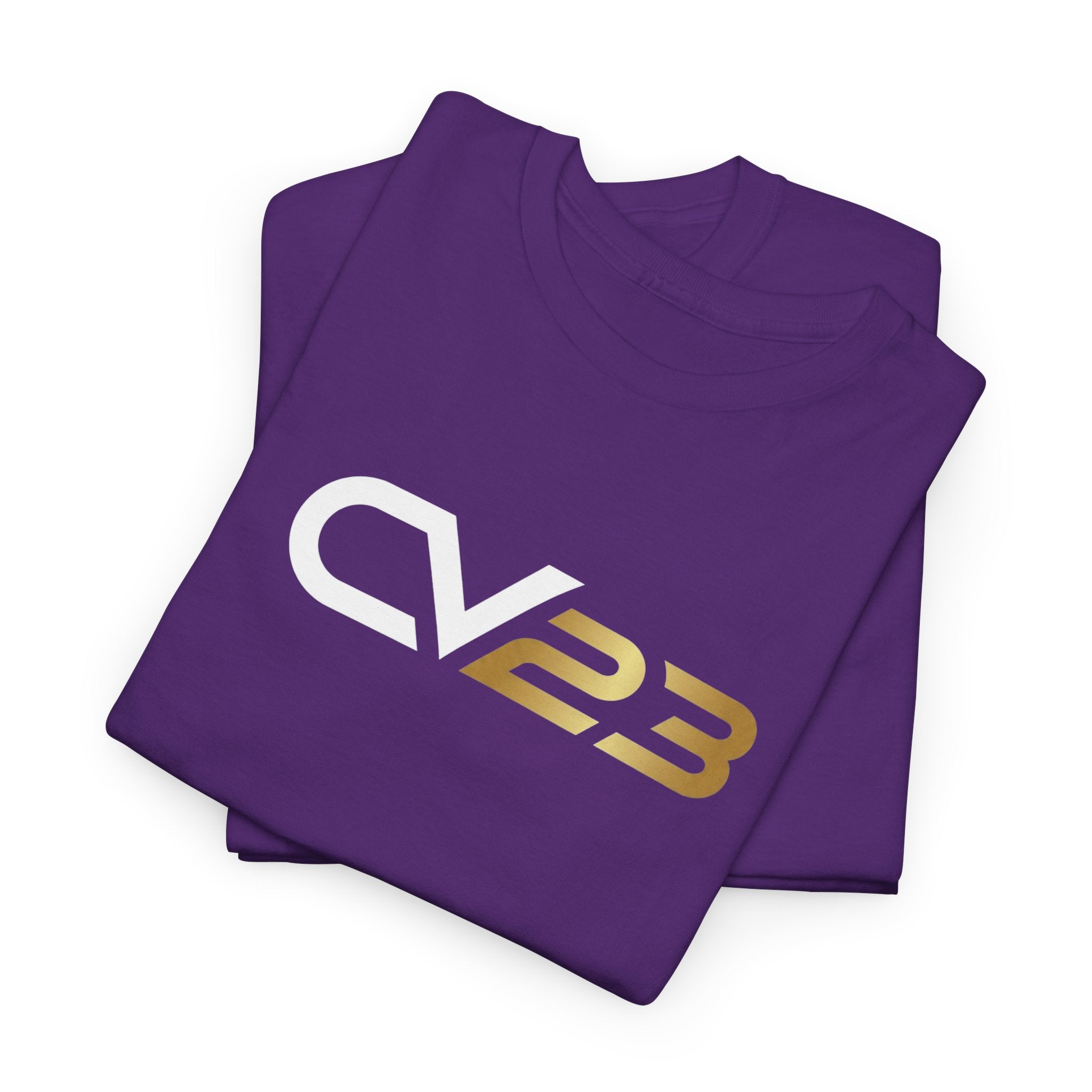 CV23 Logo T-Shirt — Minimalist Black Graphic Tee