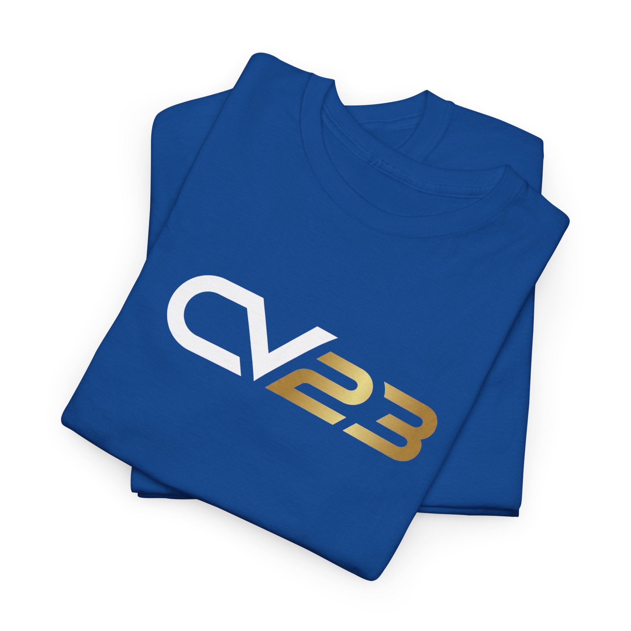 CV23 Logo T-Shirt — Minimalist Black Graphic Tee