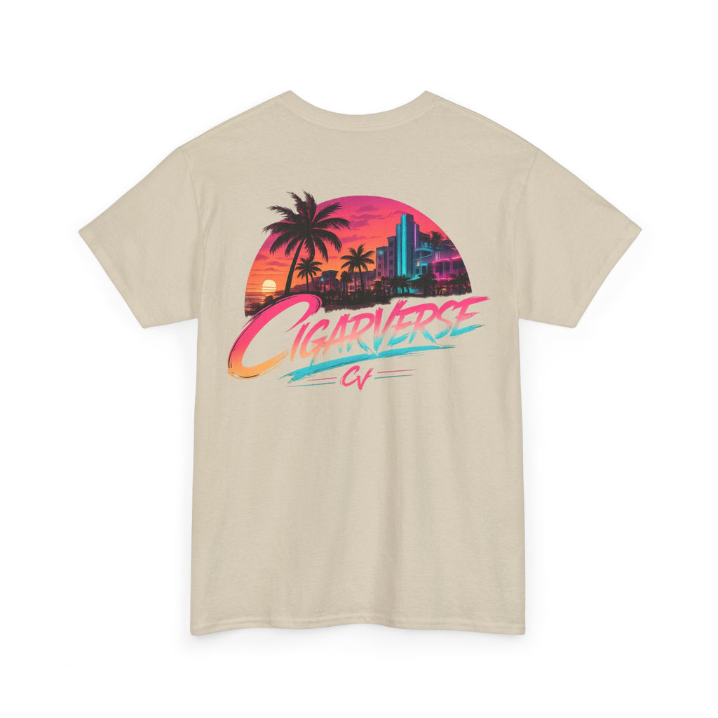CIGARVERSE Unisex Retro Sunset T-Shirt