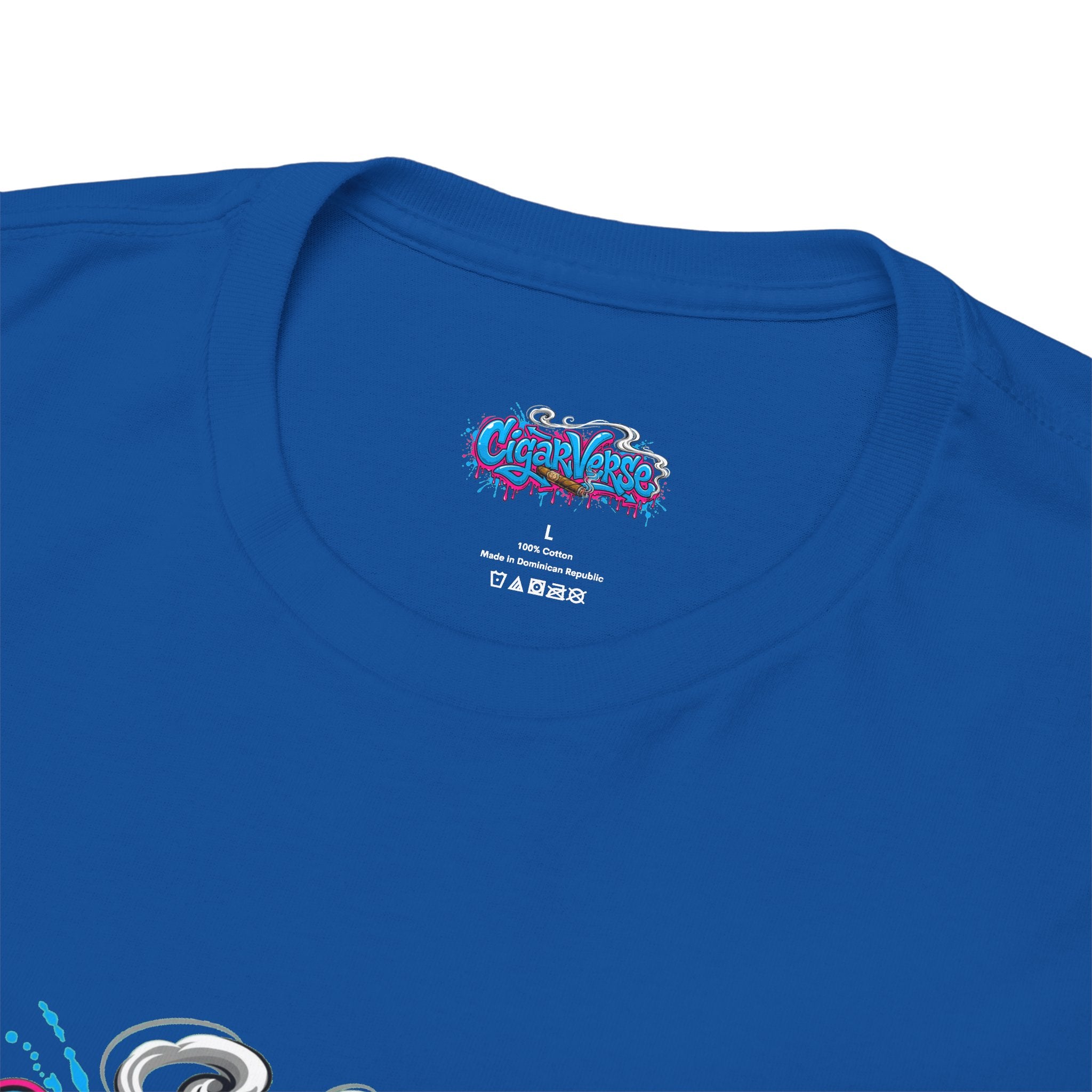 CigarVerse Graffiti Logo Tee — Retro Streetwear Logo T-Shirt
