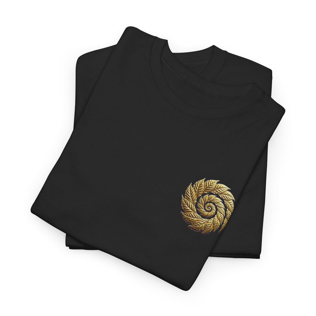 Golden Spiral Leaf CIGARVERSE T-Shirt