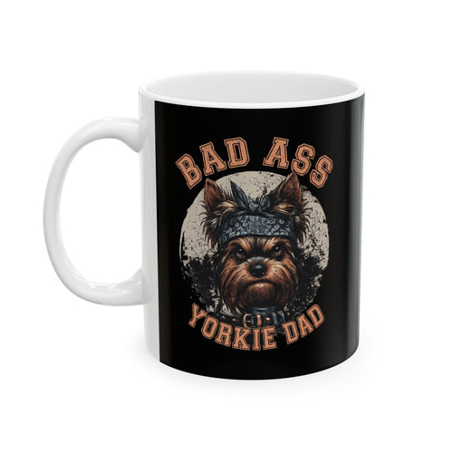 Badass Vulture Coffee Mug — 'Badass You Mad' Ceramic 11oz/15oz