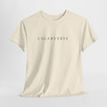 Cigarverse Logo Tee — Minimalist Natural Cotton T-Shirt for Cigar Enthusiasts
