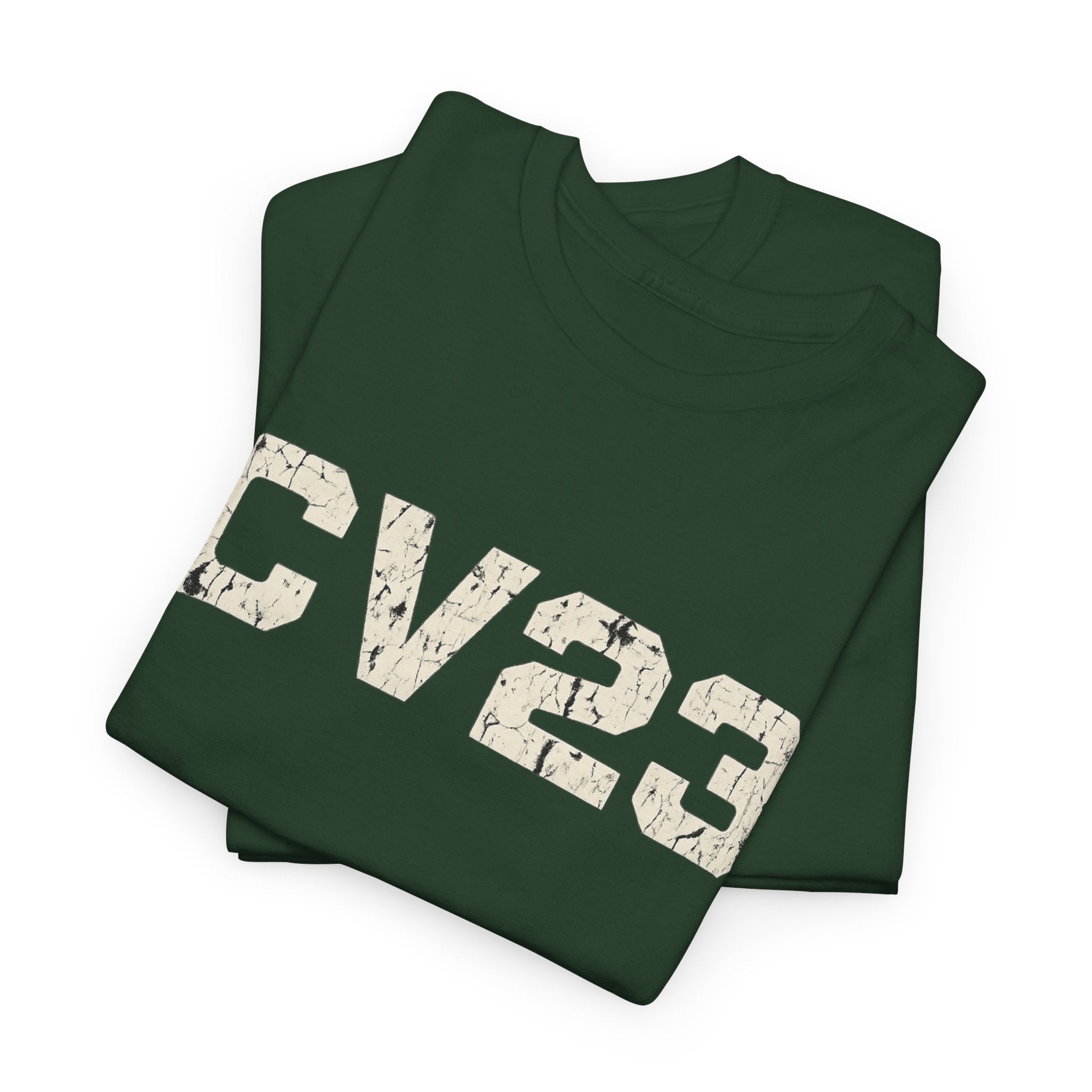Cream CV23 Logo T-Shirt
