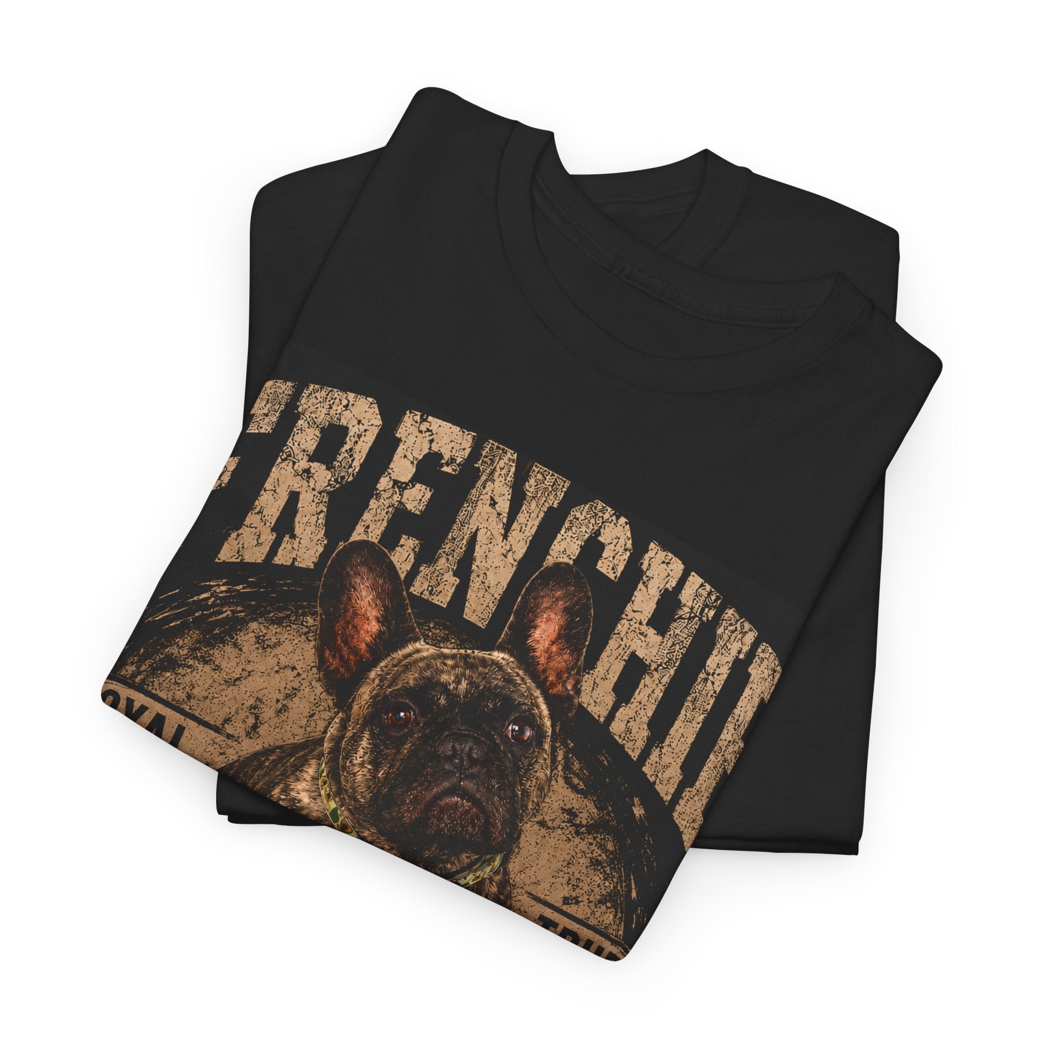 Frenchie Dog T-Shirt - “Little Dog Big Attitude” Retro Graphic Tee