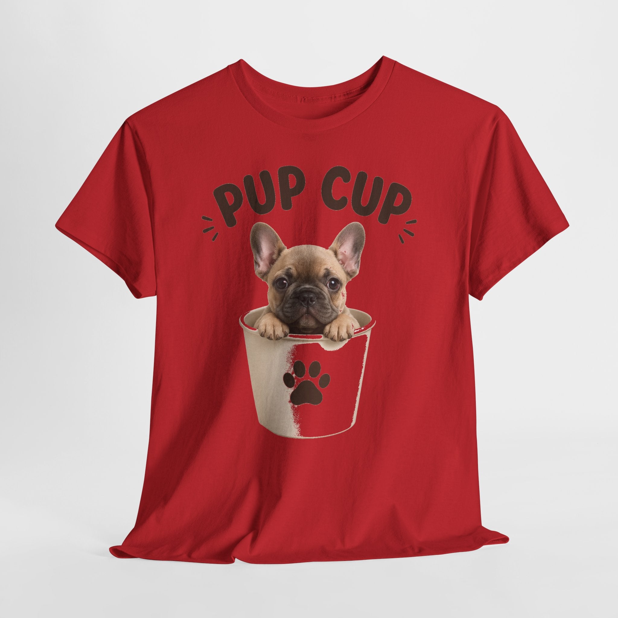 Pup Cup T‑Shirt — Cute French Bulldog Puppy Tee