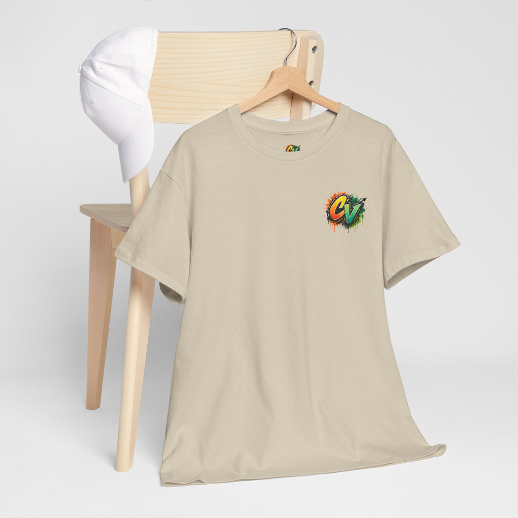 Graphic Tee — 'CigarVerse' Colorful Graffiti Logo T-Shirt