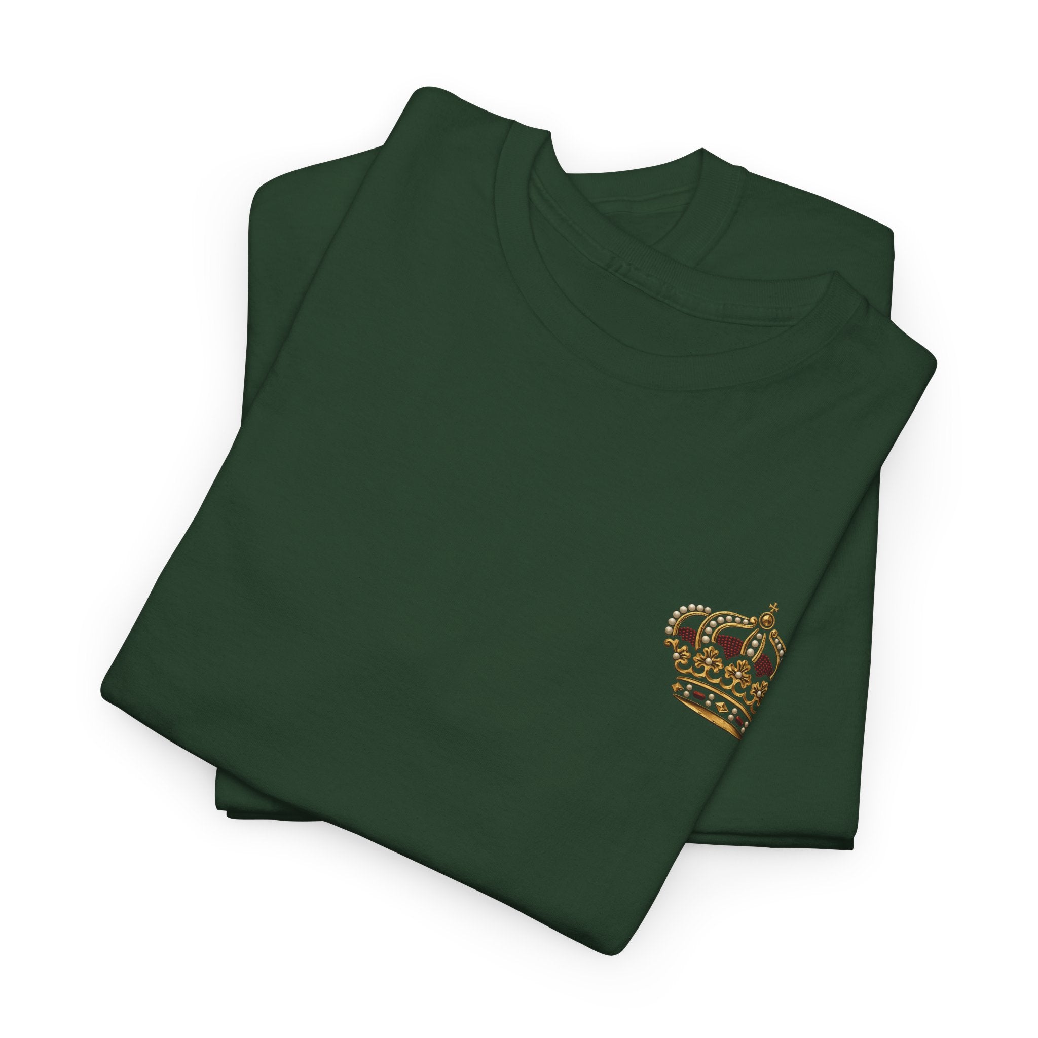 CigarVerse Crown T‑Shirt — Gold Crown Logo Tee for Cigar Lovers