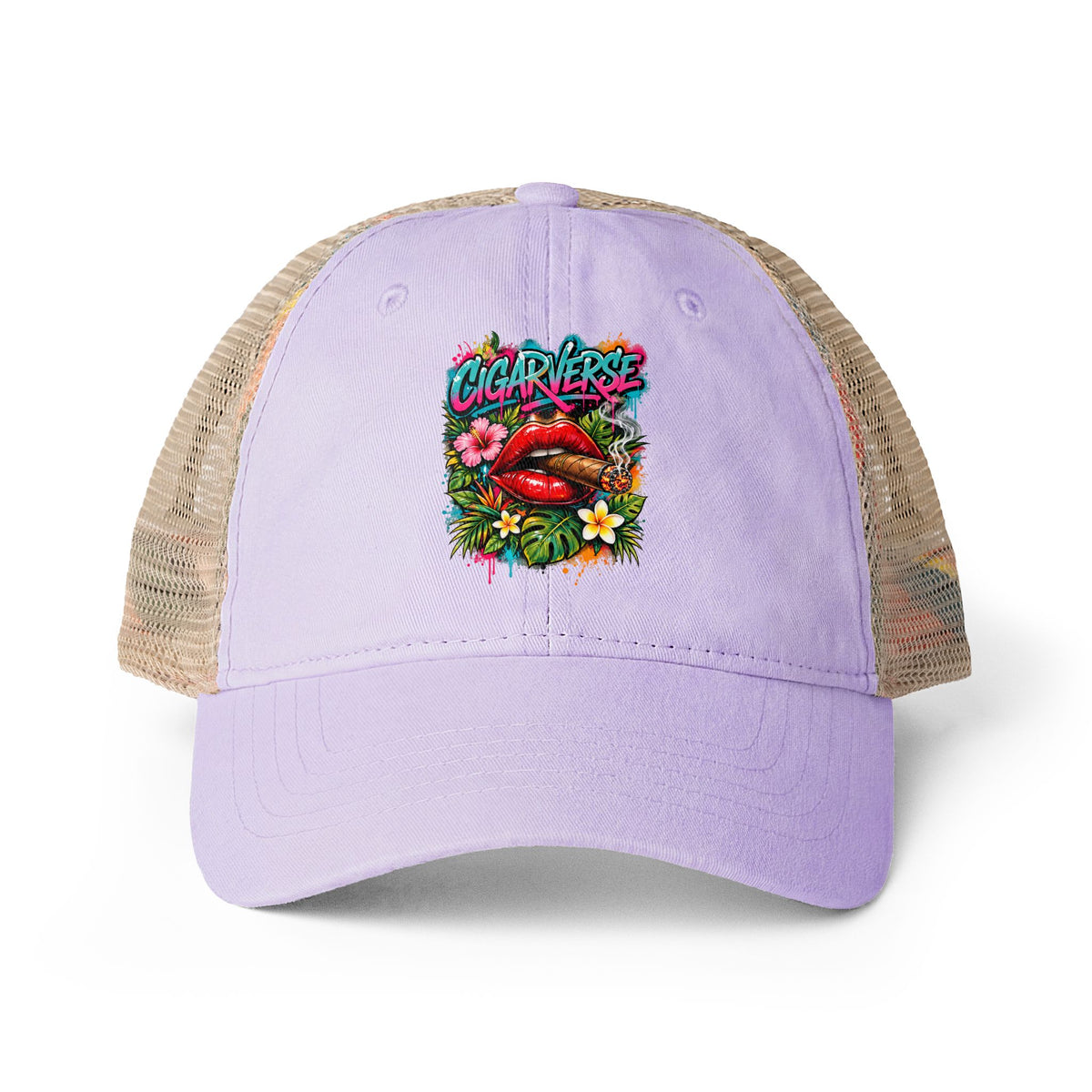 Women's Washed Mesh-Back Cap