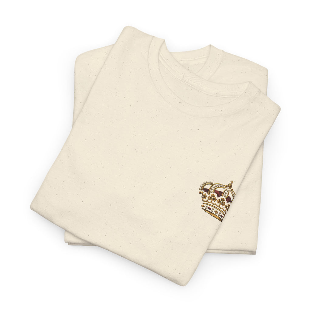 CigarVerse Crown T‑Shirt — Gold Crown Logo Tee for Cigar Lovers