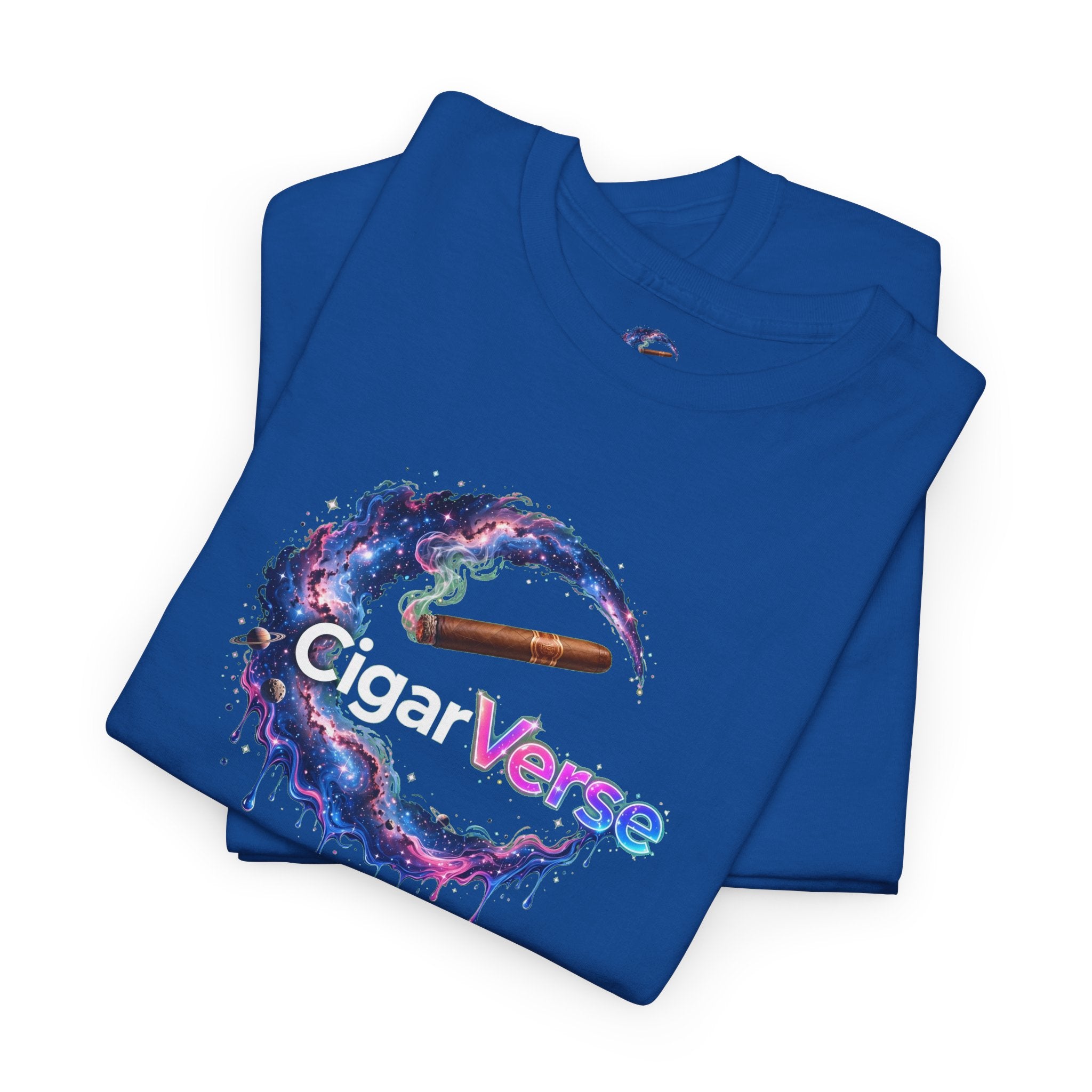CigarVenture Logo Tee — Colorful Splash Graphic T-Shirt for Cigar Lovers