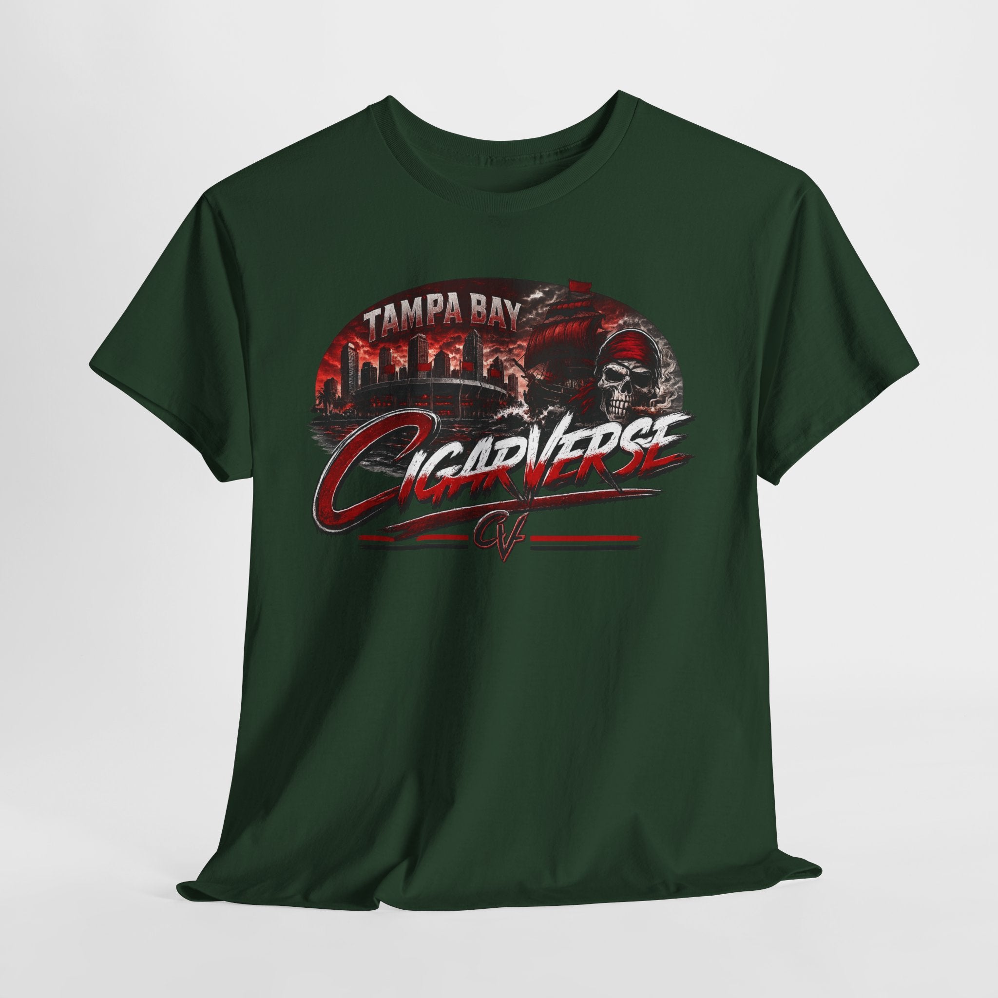 CIGARVERSE Unisex T-Shirt — Tampa Bay CIGARVERSE Vintage Skyline Graphic Tee