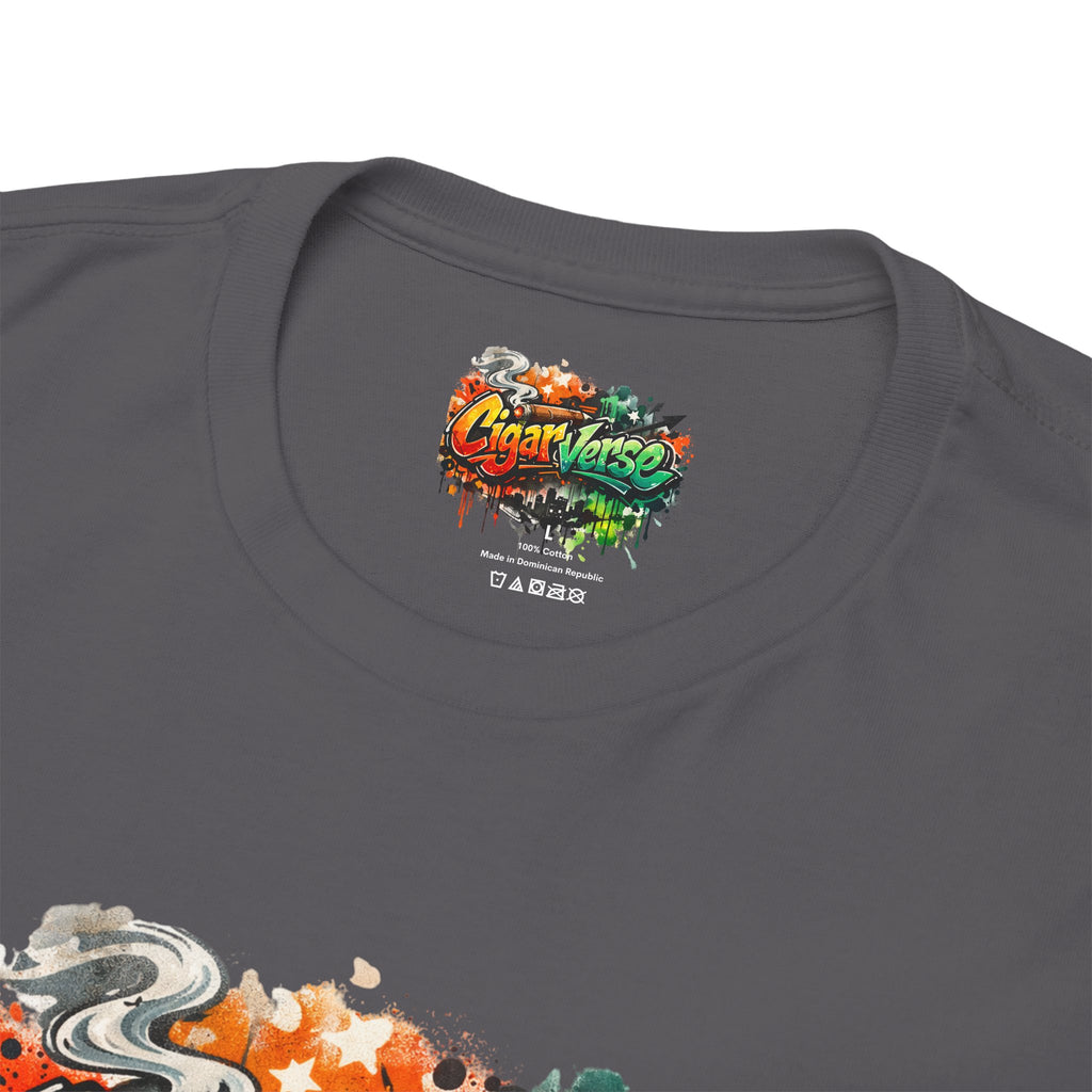 CigarVerse Graffiti Tee - Colorful Art Logo T-Shirt