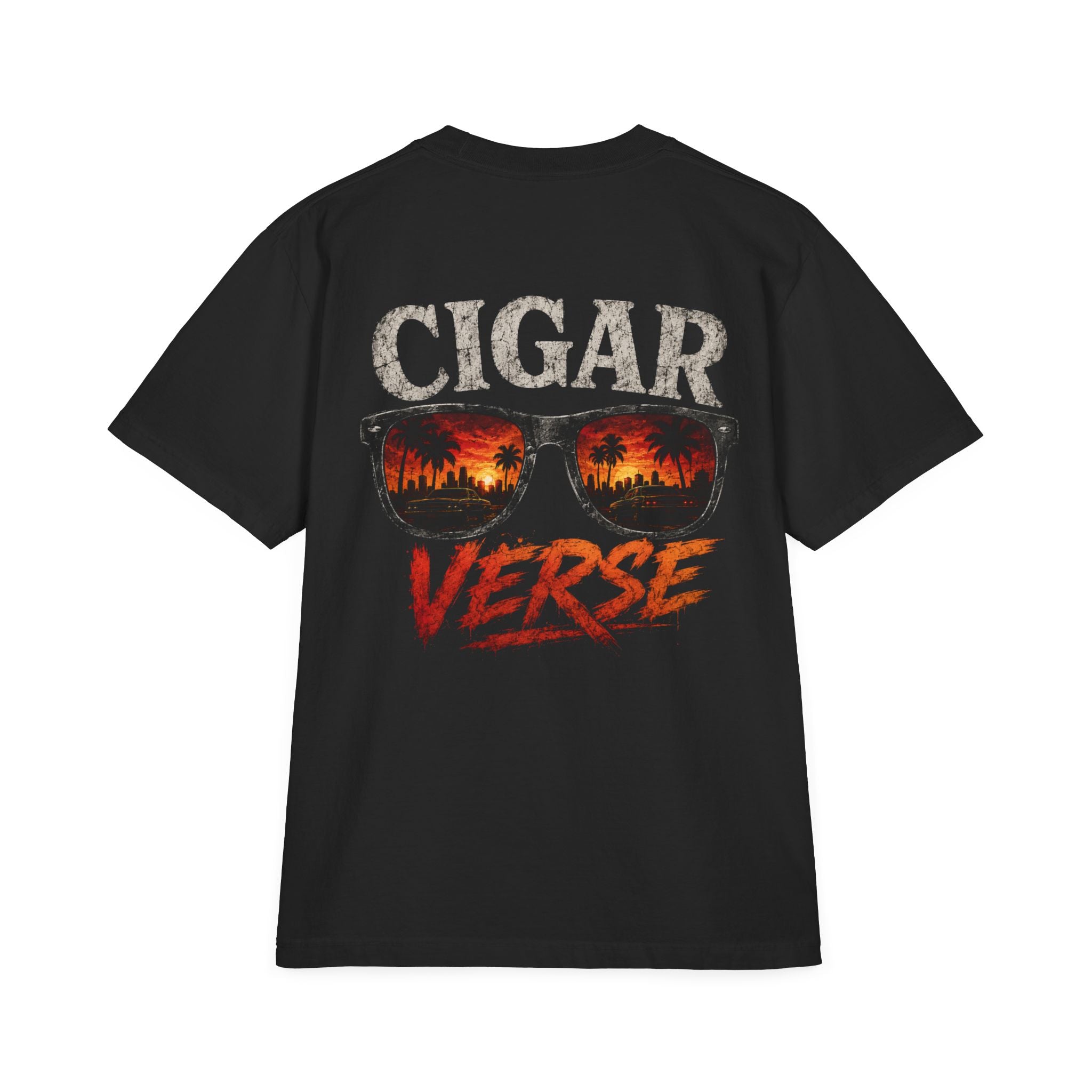 Oversized Premium Max Heavyweight Cigar Verse Graphic T-Shirt