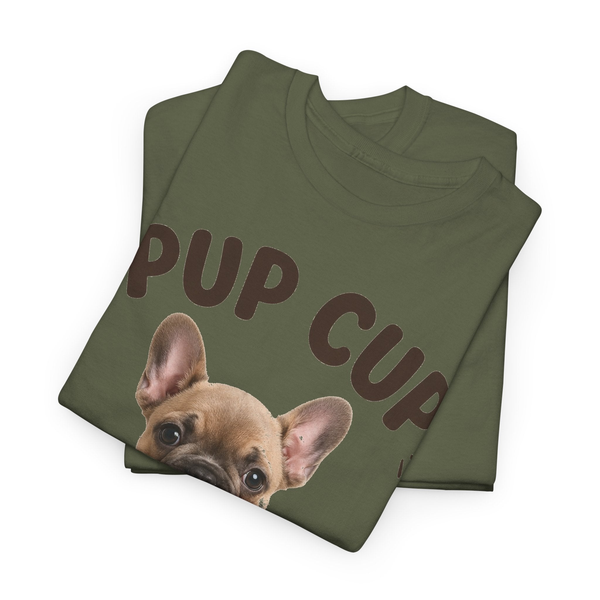 Pup Cup T‑Shirt — Cute French Bulldog Puppy Tee