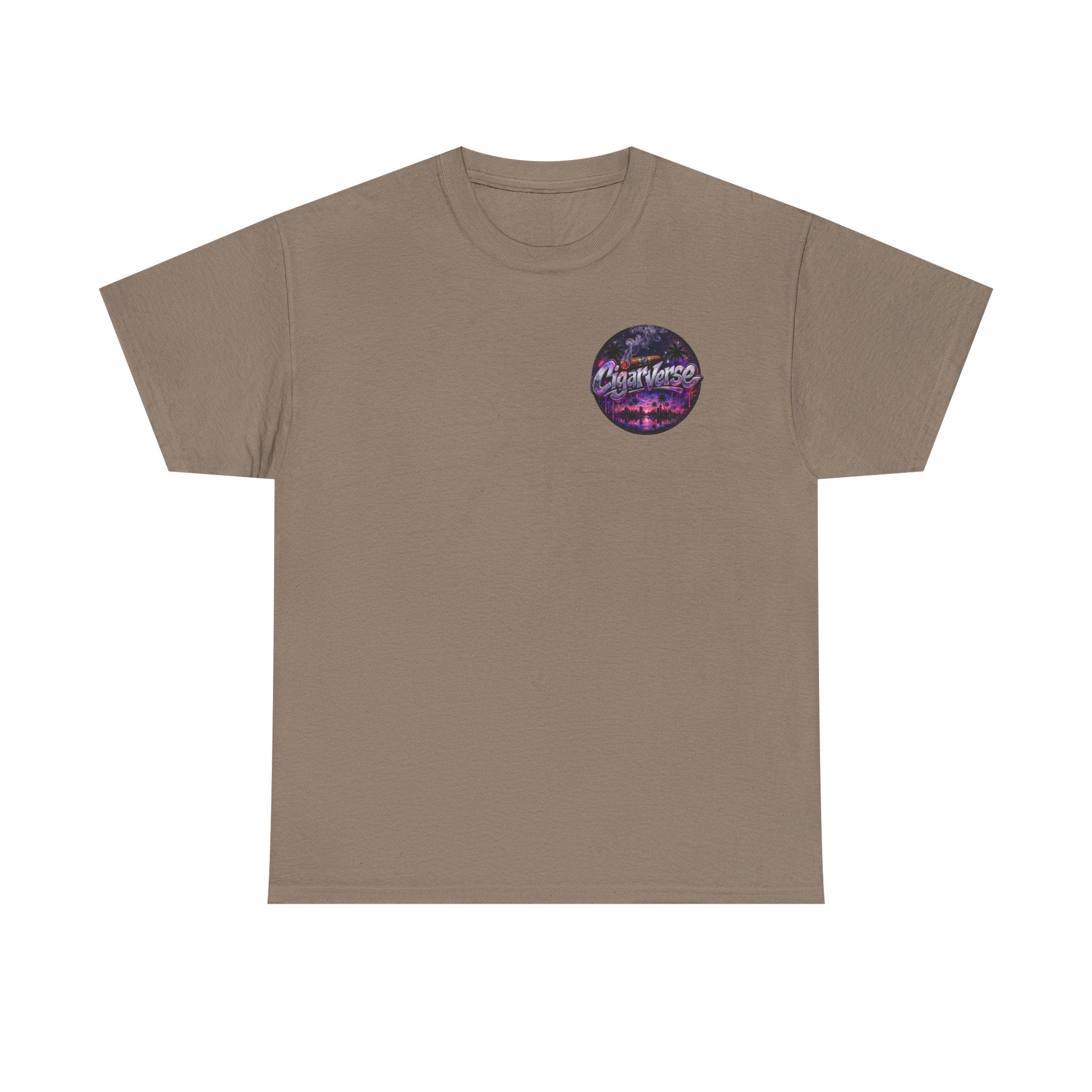 CigarVerse Retro Palm Sunset Tee
