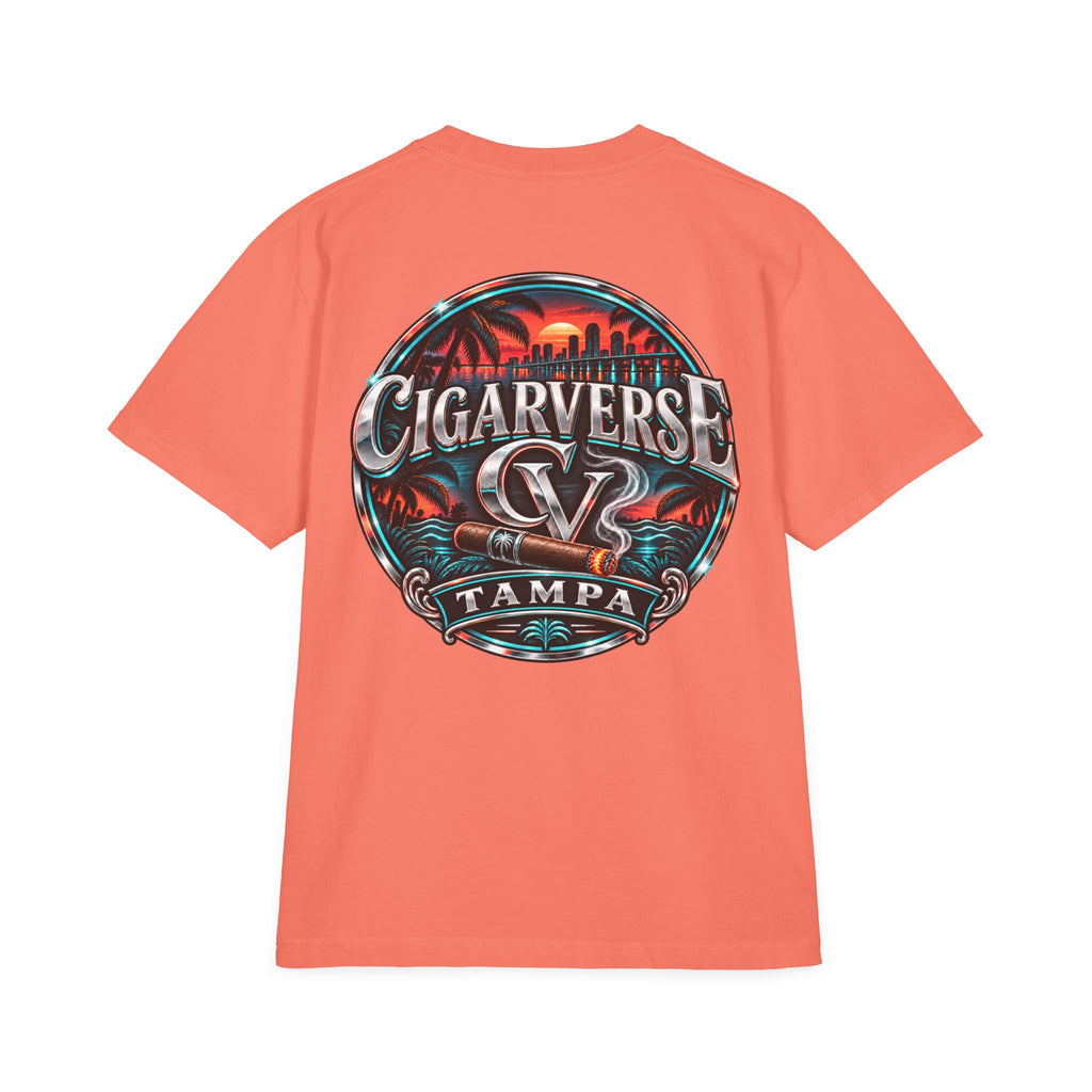 CIGARVERSE Unisex Garment-Dyed Drop-Shoulder T-Shirt