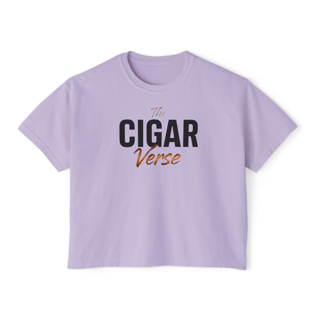 The Cigar Verse Women's Boxy Tee