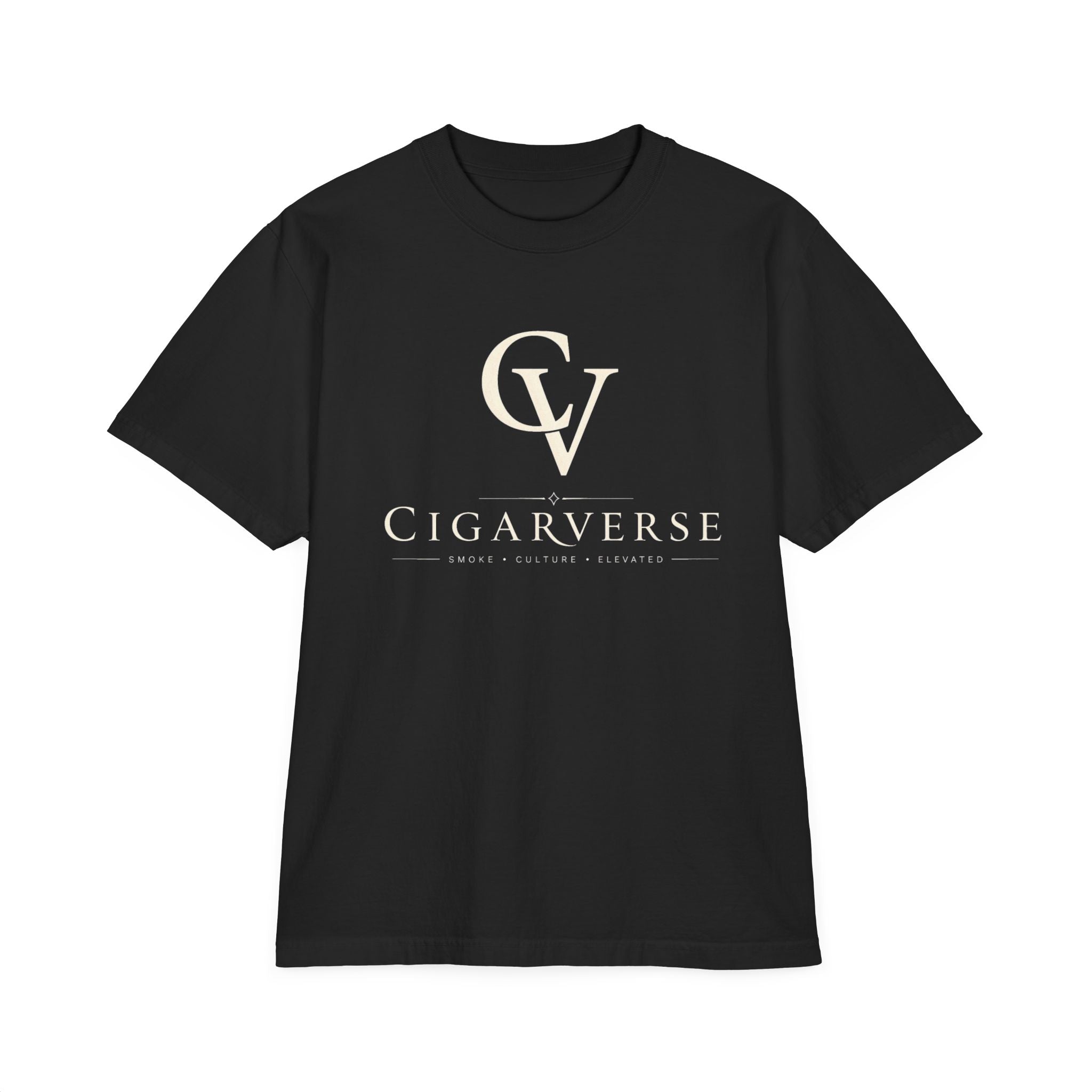 Premium Heavyweight “Cream Logo” Cigarverse T-Shirt
