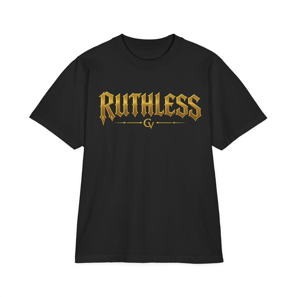 Ruthless Gold Logo Premium Max Heavyweight T-Shirt