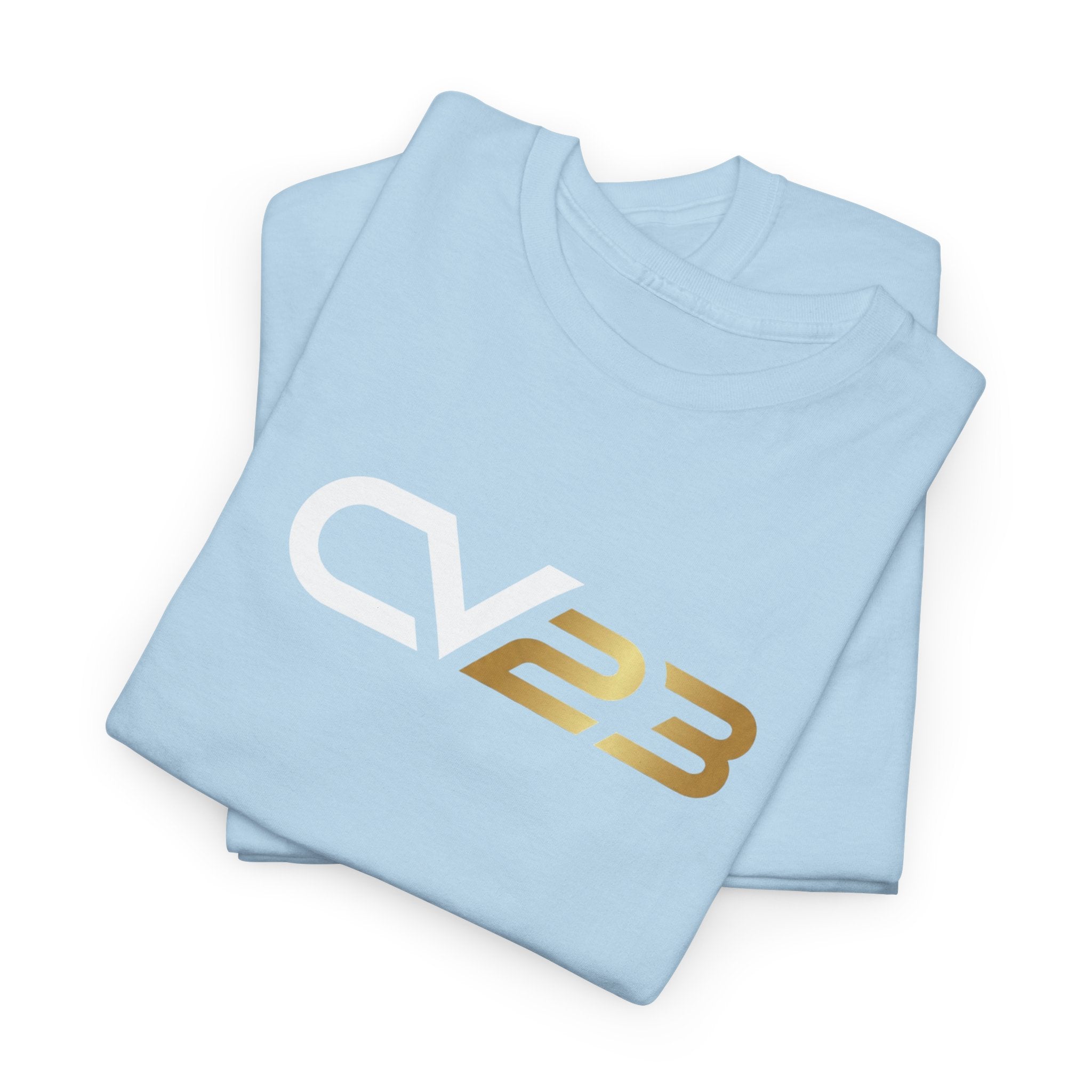 CV23 Logo T-Shirt — Minimalist Black Graphic Tee