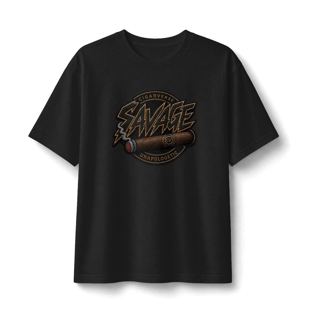 “PREMIUM HEAVYWEIGHT” Savage Graphic Tee — Unapologetic Dugout Vintage T-Shirt