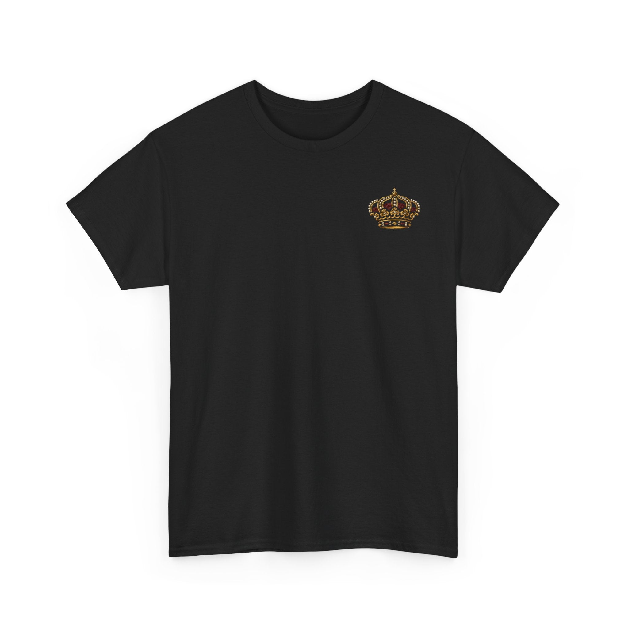CigarVerse Crown T‑Shirt — Gold Crown Logo Tee for Cigar Lovers