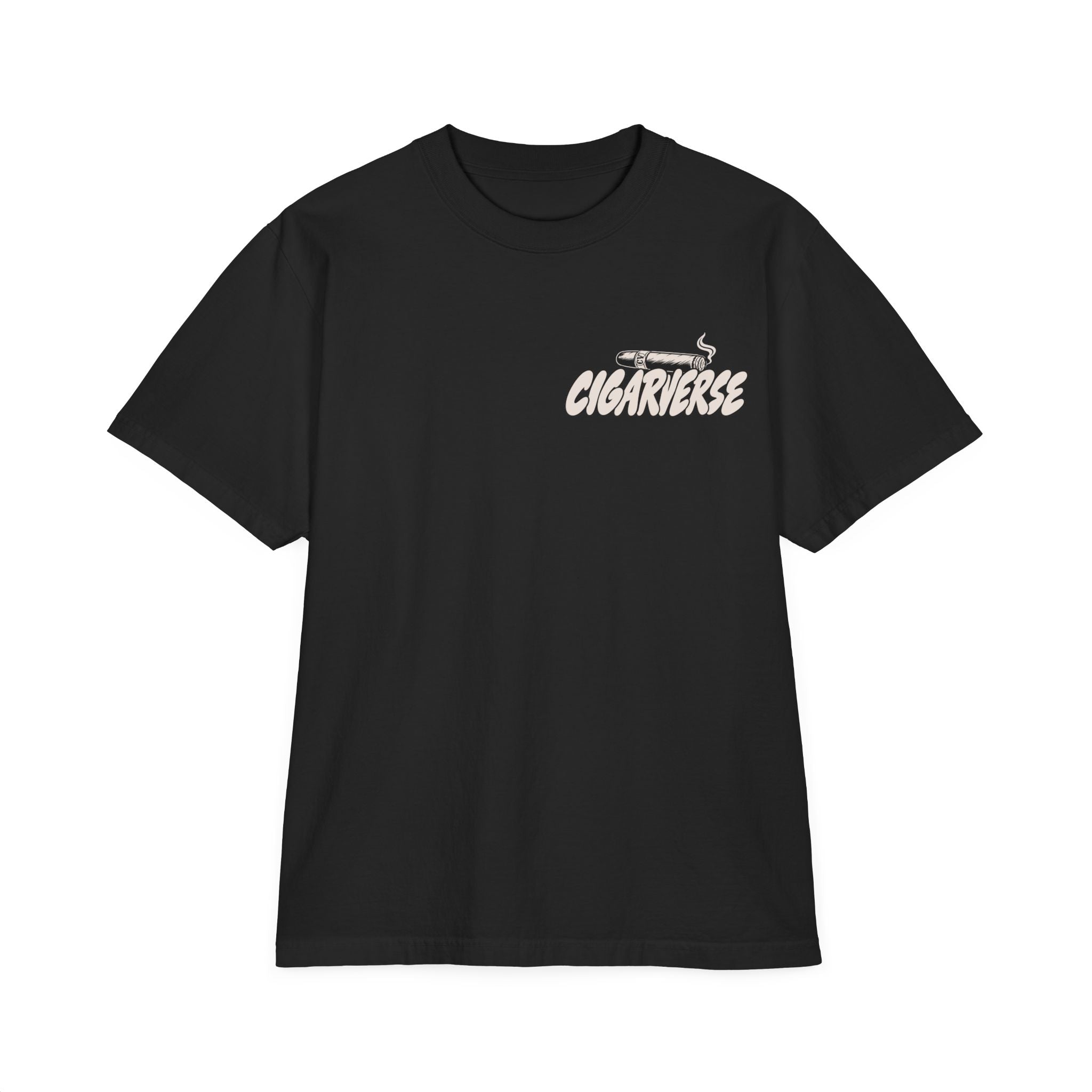 Oversized Heavyweight Cigarverse T-Shirt — Miami Cigar Connoisseur Graphic Tee