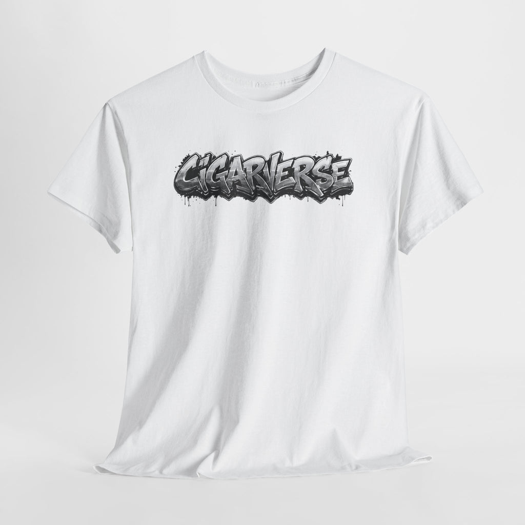 Unisex Graffiti Logo Tee — "Cigarverse" Streetwear T-Shirt
