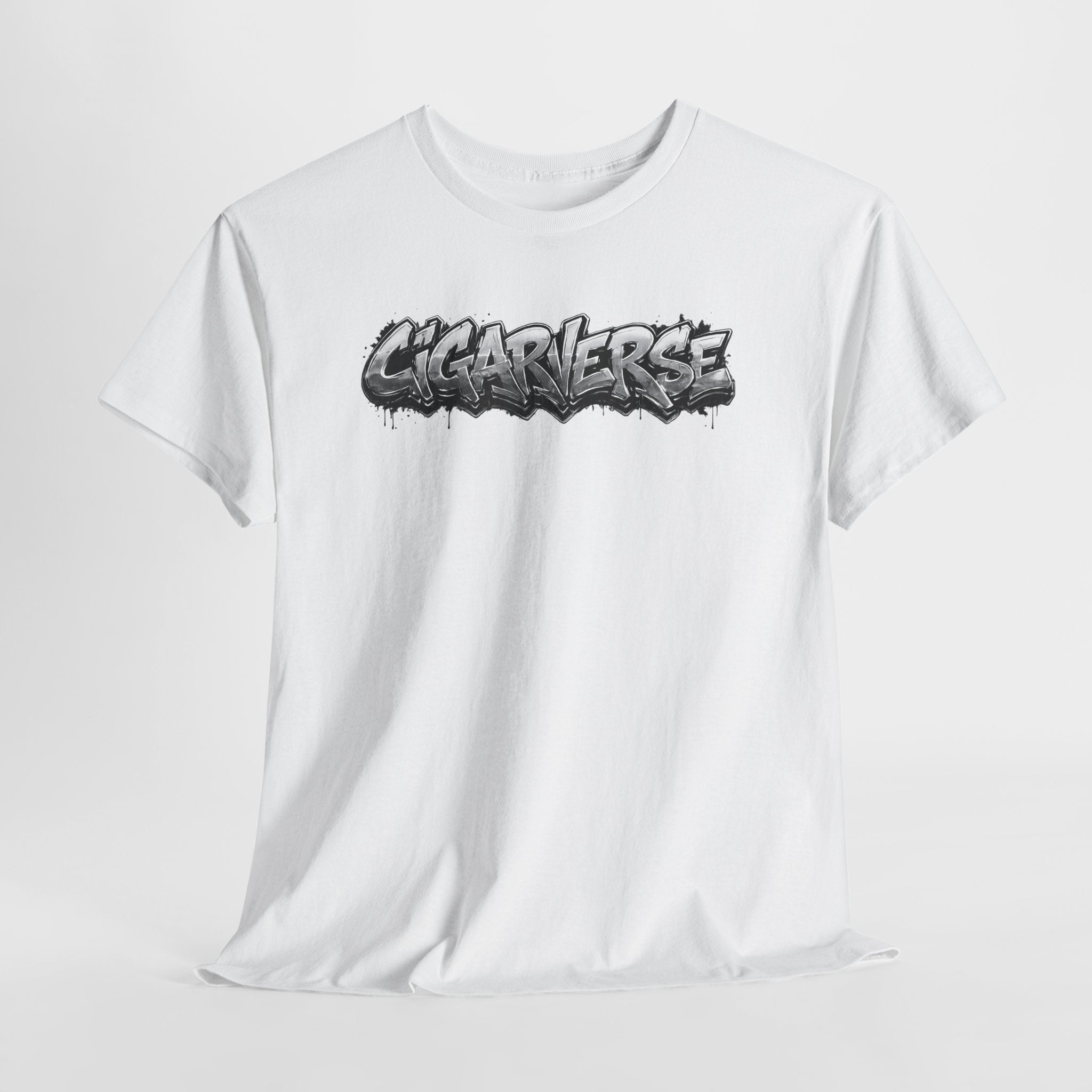 Unisex Graffiti Logo Tee — "Cigarverse" Streetwear T-Shirt