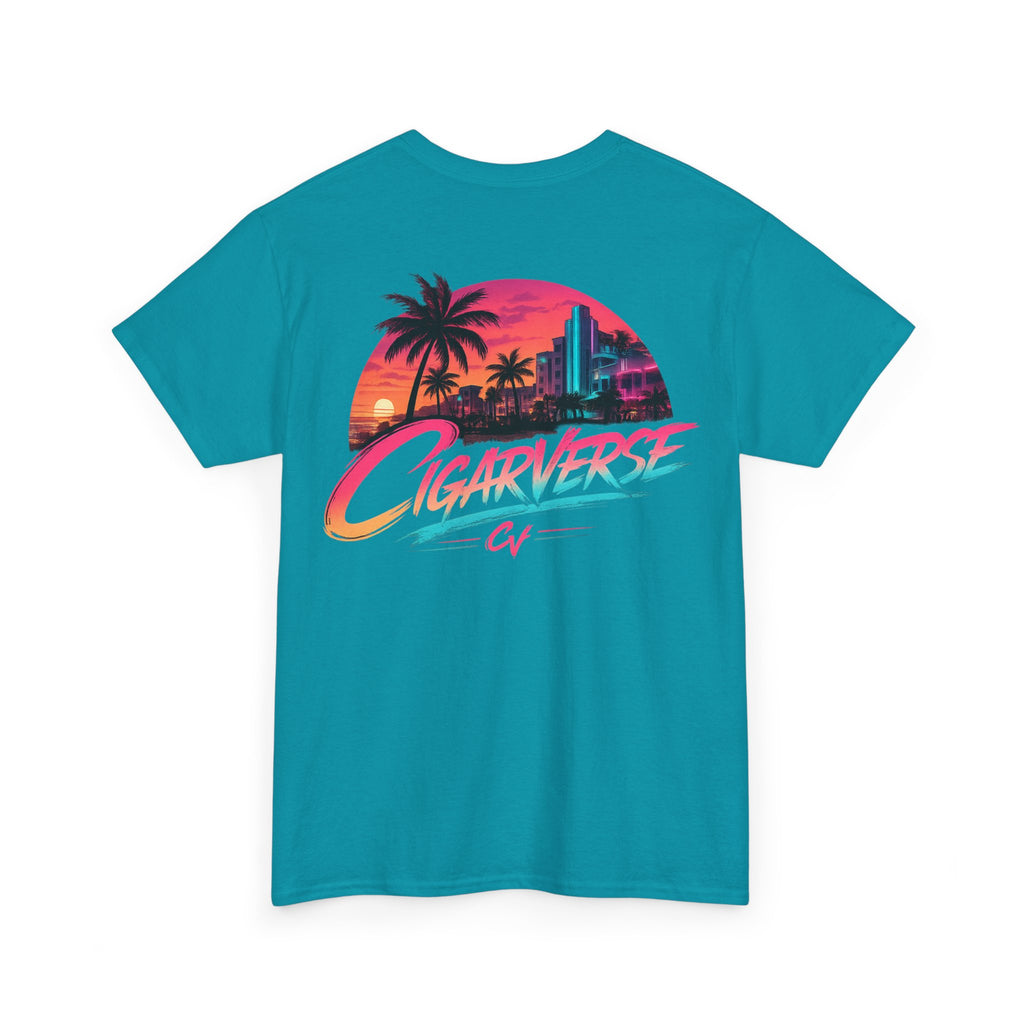 CIGARVERSE Unisex Retro Sunset T-Shirt