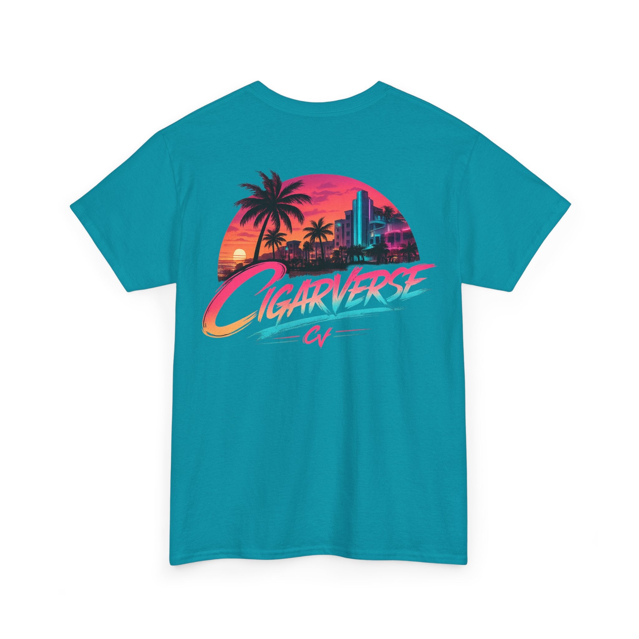 CIGARVERSE Unisex Retro Sunset T-Shirt
