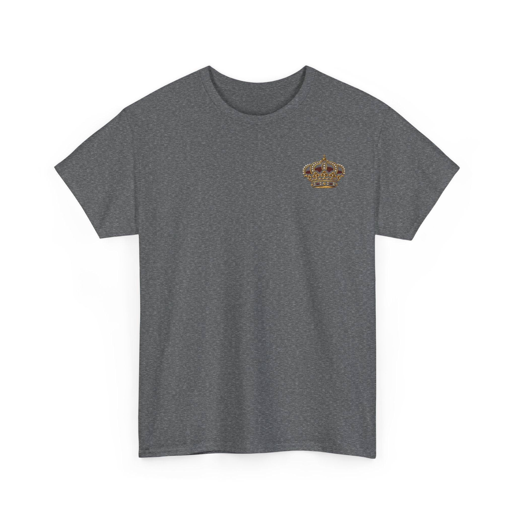 CigarVerse Crown T‑Shirt — Gold Crown Logo Tee for Cigar Lovers