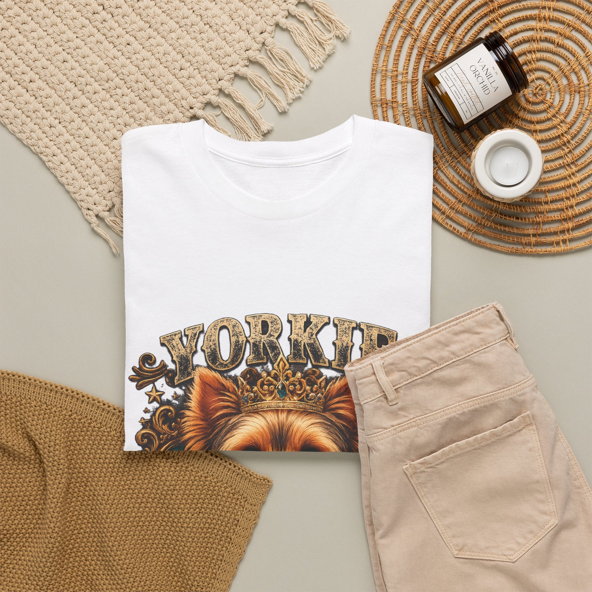 Yorkie Mom T-Shirt — Cute Yorkshire Terrier Mom Tee, Dog Lover Gift