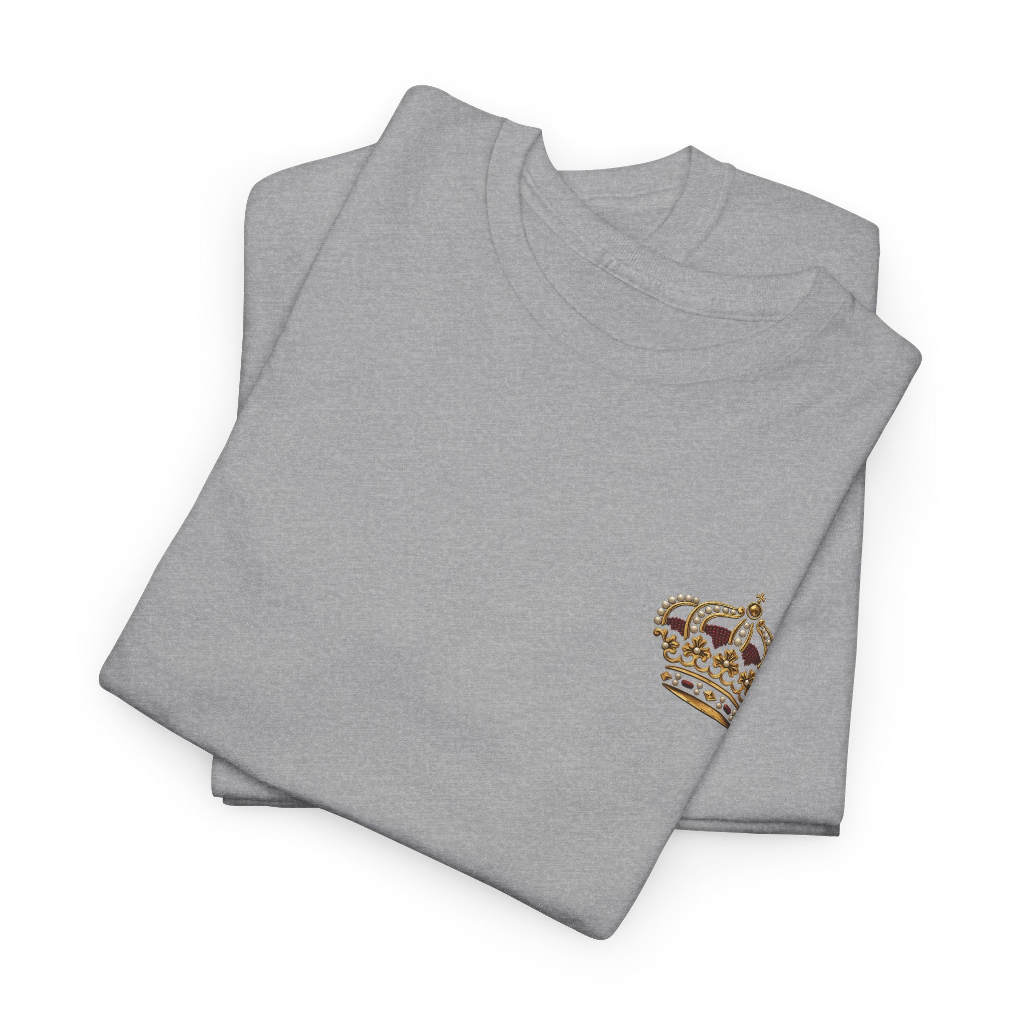 CigarVerse Crown T‑Shirt — Gold Crown Logo Tee for Cigar Lovers