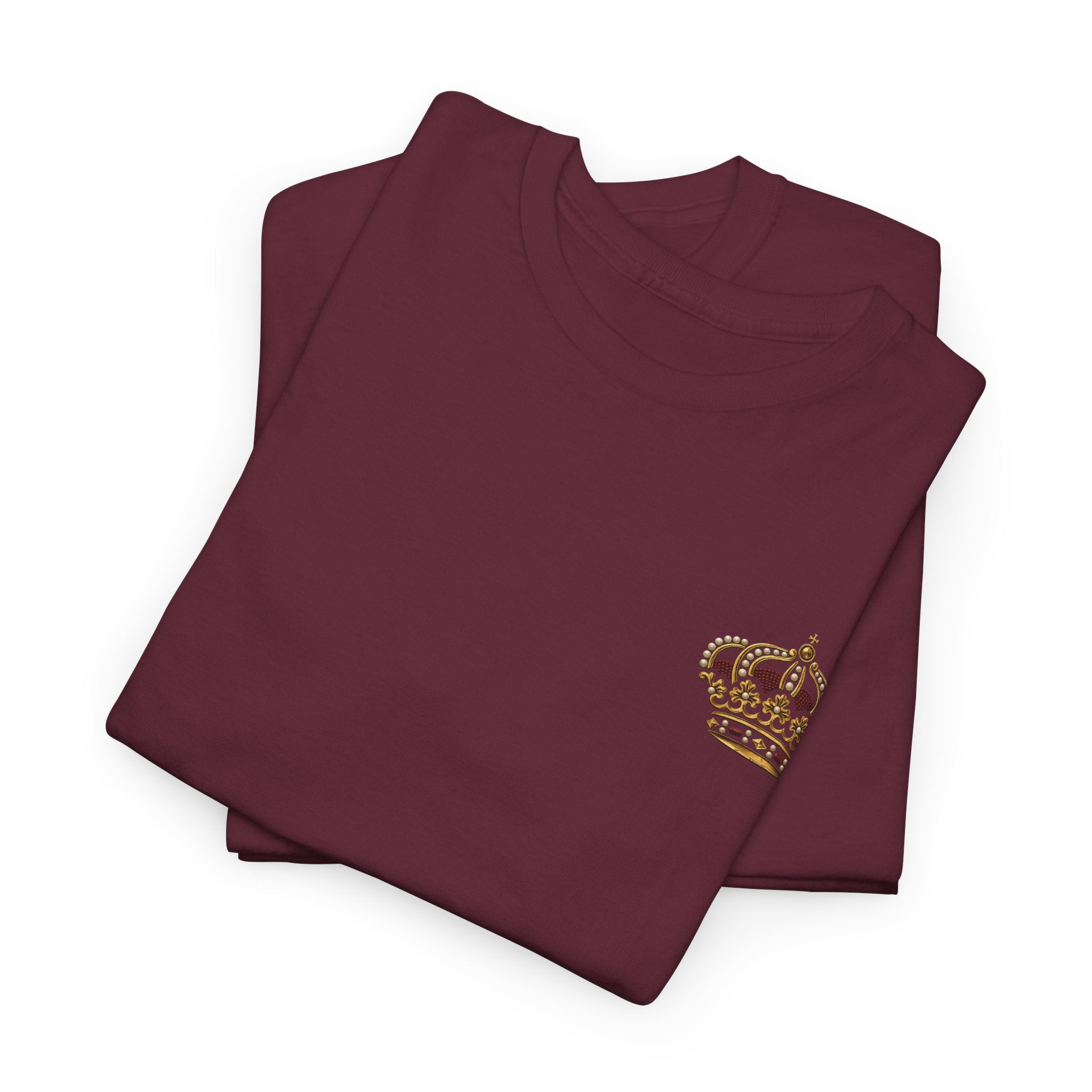 CigarVerse Crown T‑Shirt — Gold Crown Logo Tee for Cigar Lovers
