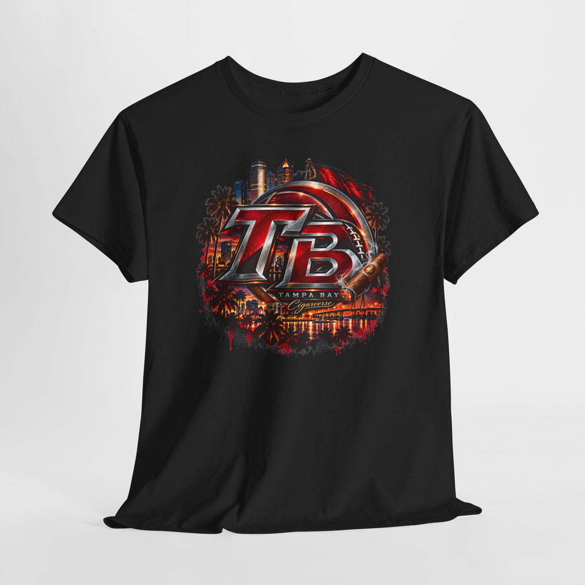 T-Shirt – Tampa Bay Racing Tropical Palm Graphic
