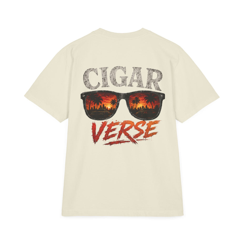 Oversized Premium Max Heavyweight Cigar Verse Graphic T-Shirt